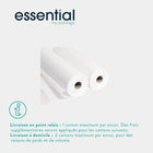 12 rotoli Fogli da esame bianchi lisci - 150 formati - 50 x 35 cm
