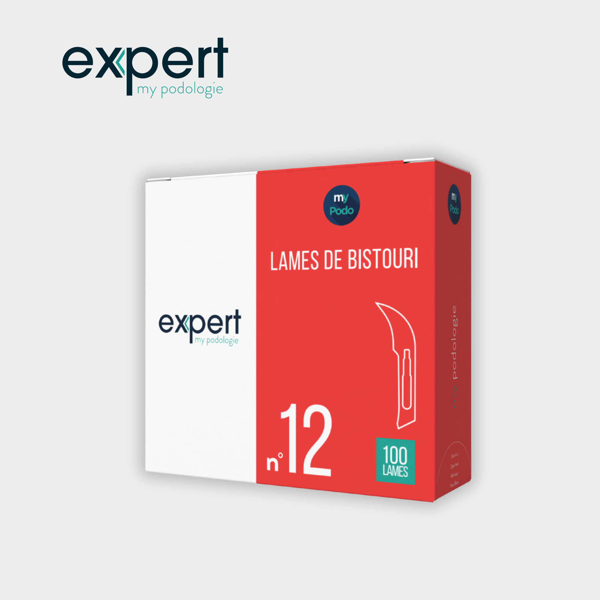 100 sterile scalpel blades - Expert by My Podologie