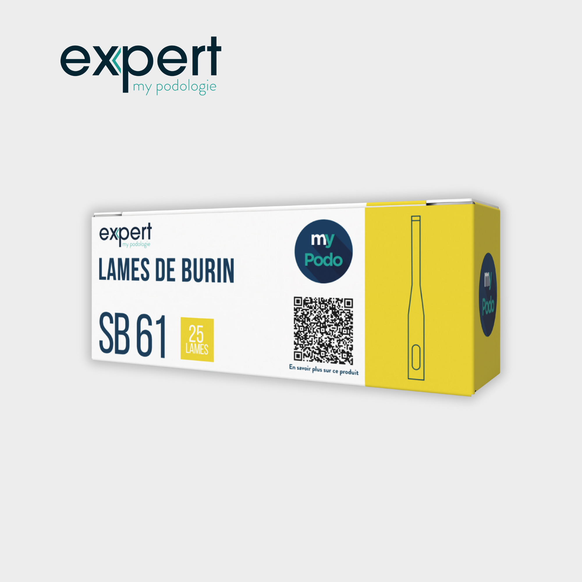 25 Lames de burin - Expert by My Podologie