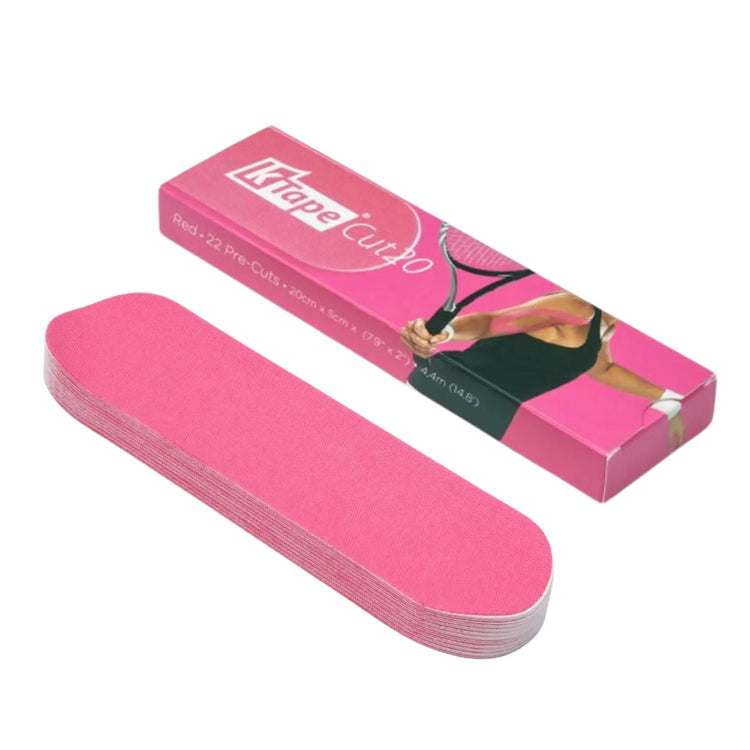 22 Bandes taping prédécoupées - 20 cm - K-Tape Cut K-Tape  Fuchsia