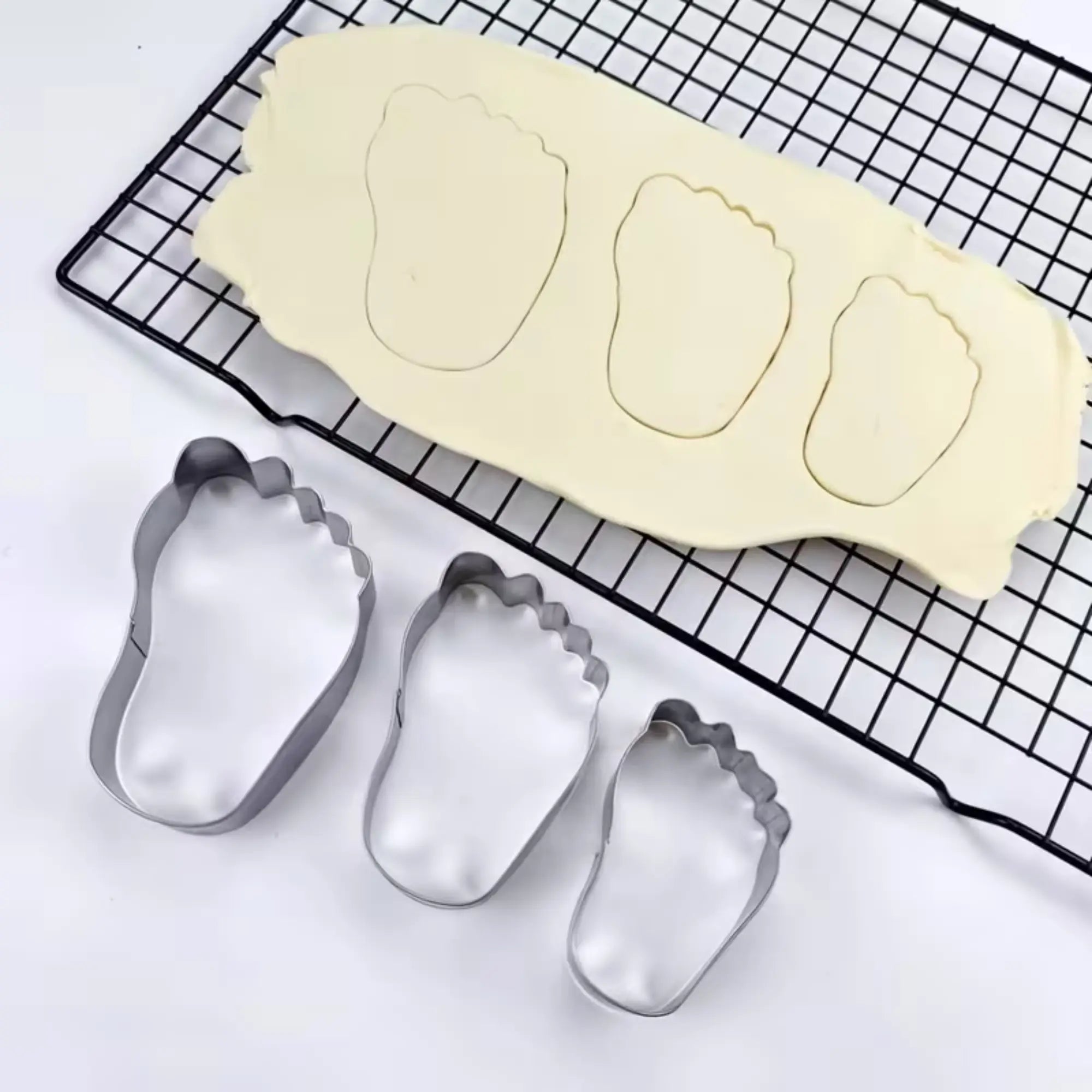 3 Emporte pièces Pied pour Biscuits et Gâteaux - My Podologie My Podologie 