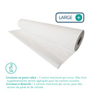 6 rotoli Fogli da esame bianchi lisci grandi - 142 formati - 60 x 38 cm