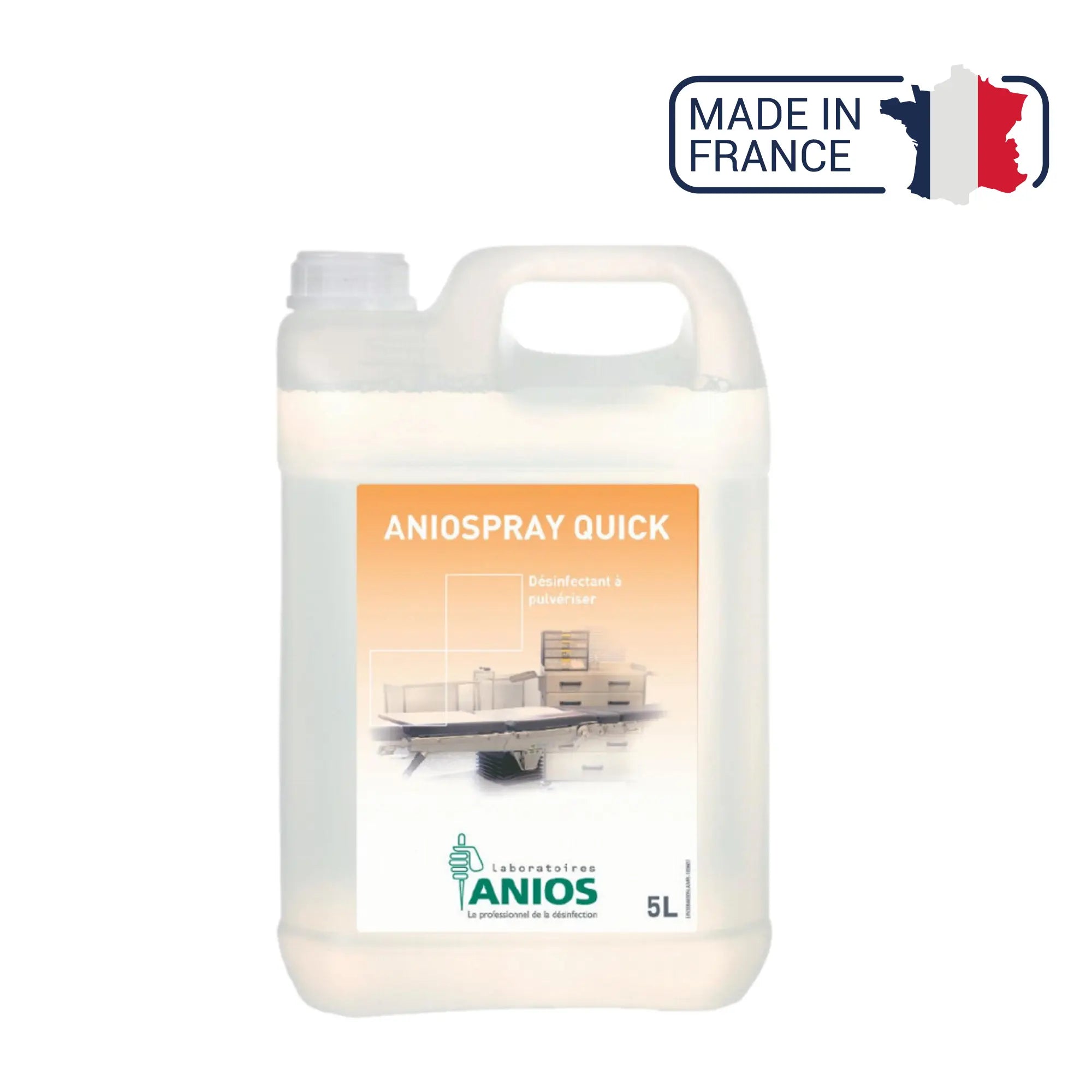 Aniospray Quick - désinfectant à action rapide - 1L ou 5L - Anios Anios  5L