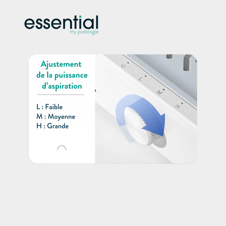 Aspirateur de poussière Turbo Brushless - Essential by My Podologie Essential 
