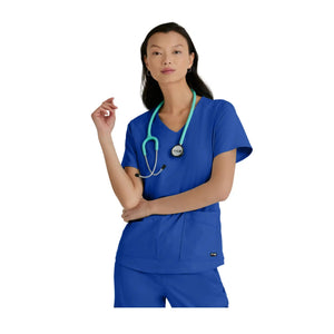 Aura - Tunica con scollo a V - Donna - Grey's Anatomy Stretch Grey's Anatomy 