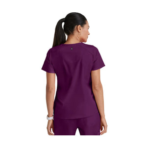 Aura - Tunique col V - Femme - Grey’s Anatomy Stretch Grey’s Anatomy  Blanc / XL