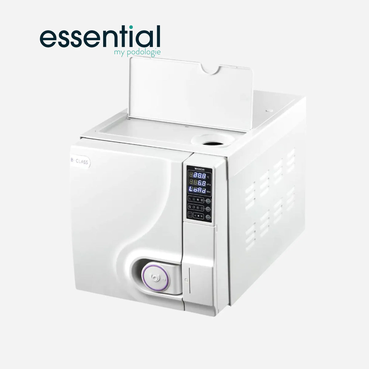 Autoclave 12 Litres Classe B avec imprimante Woson - Essential by My Podologie Essential 