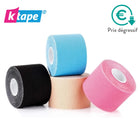 Nastro adesivo elastico - 5 cm x 5 m - 5 colori - K-Tape