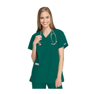 Bayonne - Casacca Medica - Effetto Avvolgente - Manica Corta - Donna - 72 cm - Cherokee Cherokee Authentic Workwear 