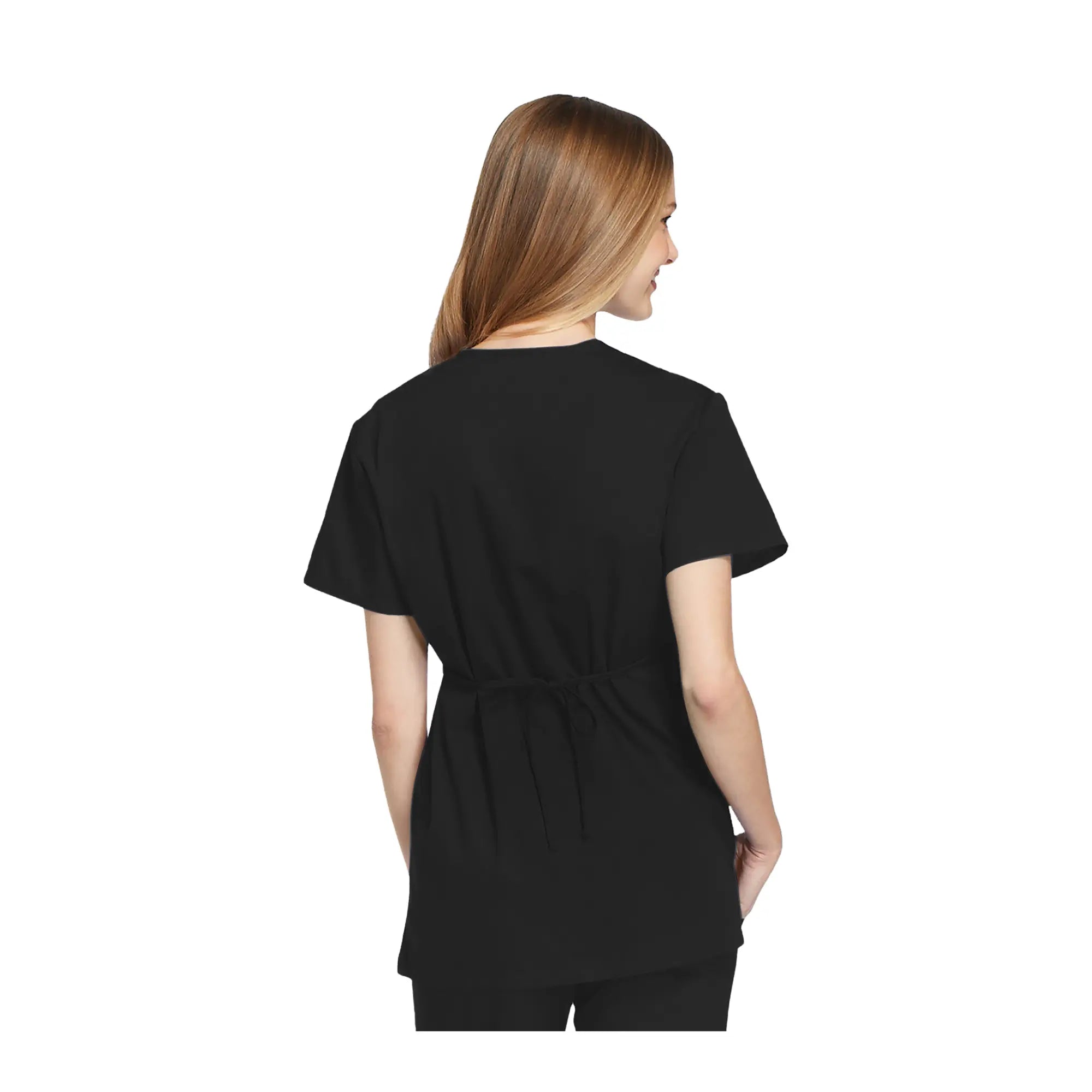Bayonne - Casacca Medica - Effetto Avvolgente - Manica Corta - Donna - 72 cm - Cherokee Cherokee Authentic Workwear 