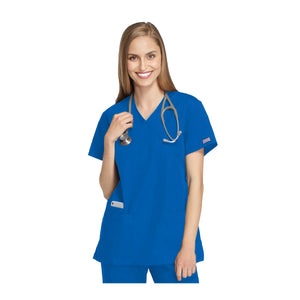Bayonne - Casacca Medica - Effetto Avvolgente - Manica Corta - Donna - 72 cm - Cherokee Cherokee Authentic Workwear 