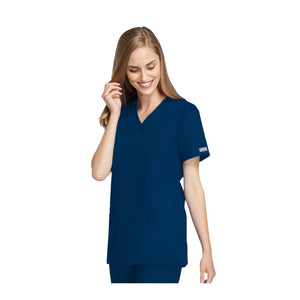 Bayonne - Casacca Medica - Effetto Avvolgente - Manica Corta - Donna - 72 cm - Cherokee Cherokee Authentic Workwear 