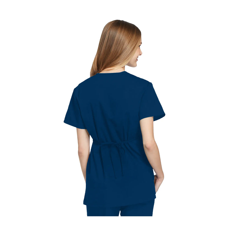 Bayonne - Casacca Medica - Effetto Avvolgente - Manica Corta - Donna - 72 cm - Cherokee Cherokee Authentic Workwear 