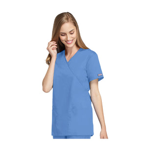 Bayonne - Casacca Medica - Effetto Avvolgente - Manica Corta - Donna - 72 cm - Cherokee Cherokee Authentic Workwear 