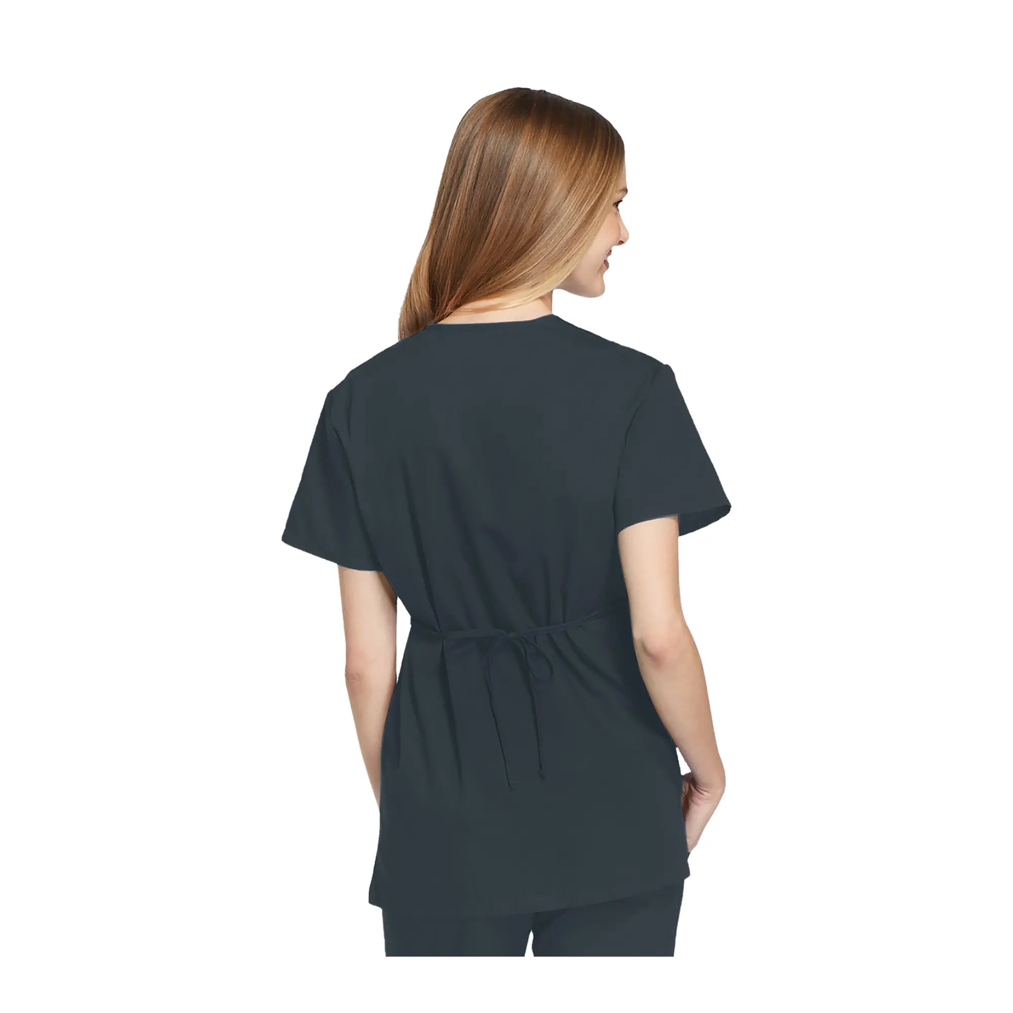 Bayonne - Casacca Medica - Effetto Avvolgente - Manica Corta - Donna - 72 cm - Cherokee Cherokee Authentic Workwear 