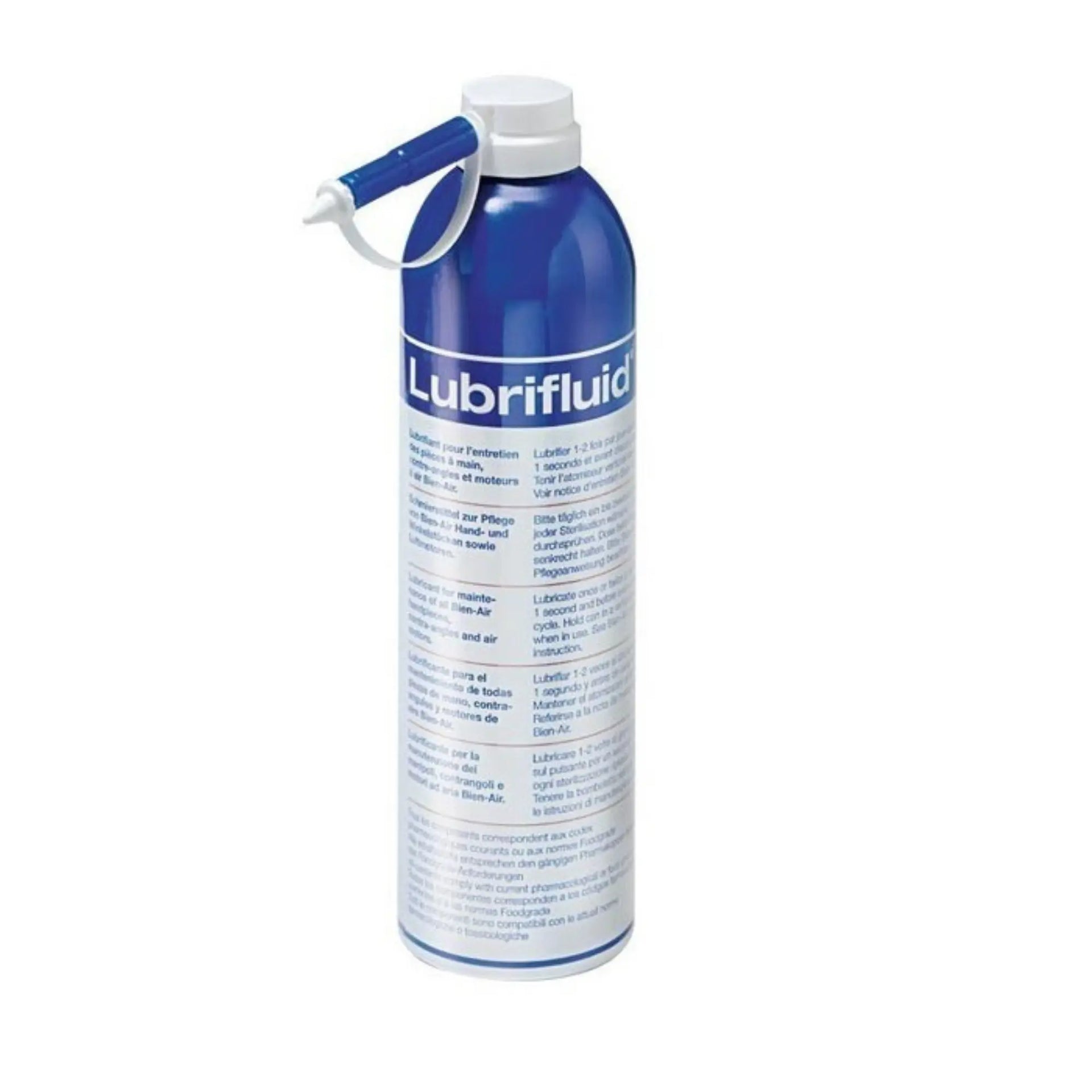 Spray lubrificante per micromotori, manipoli, contrangoli e turbine - Uso interno - 500ml - Bien Air - My Podologie