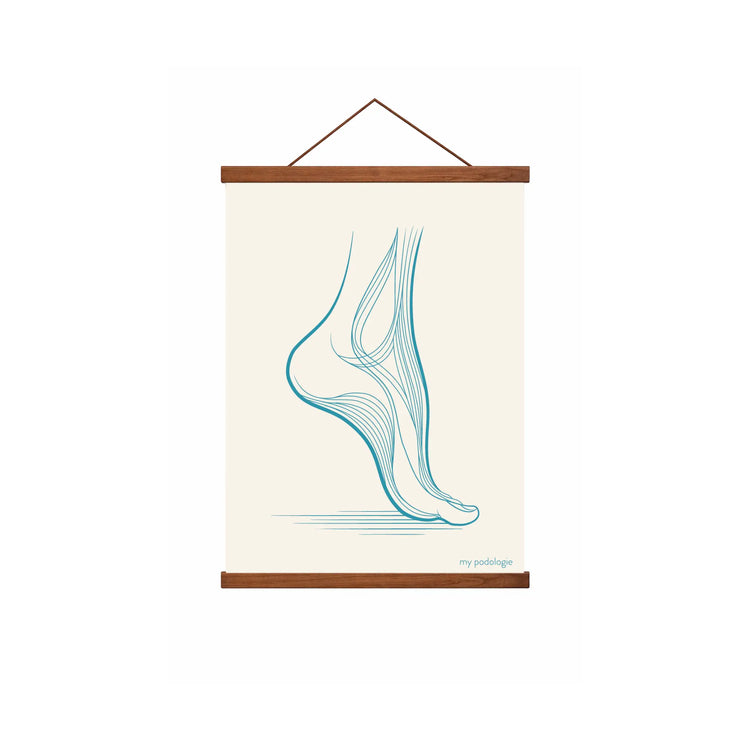 Cadre photo magnétique bois - plusieurs modèles My Podologie 