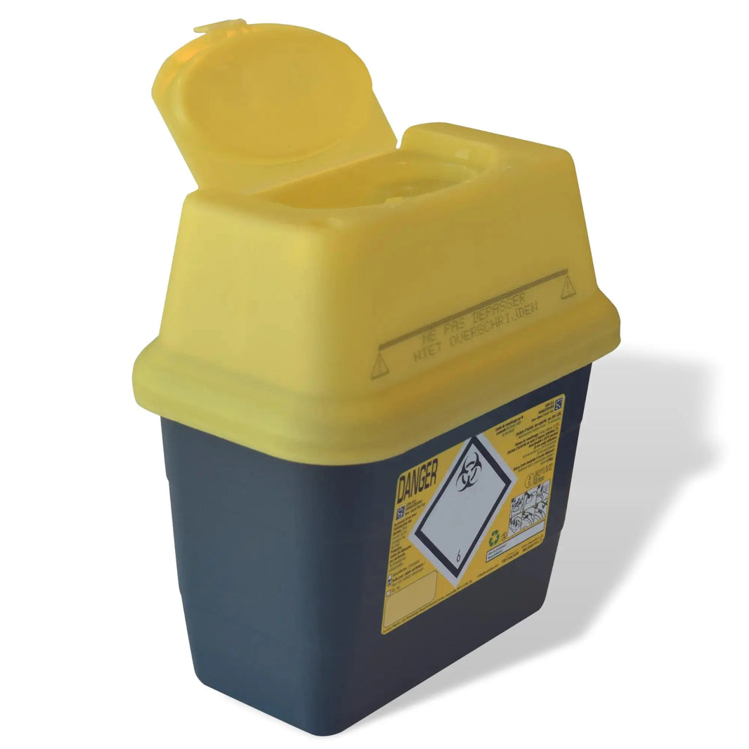 Raccoglitore di rifiuti Sharpsafe - Hospidex - My Podology