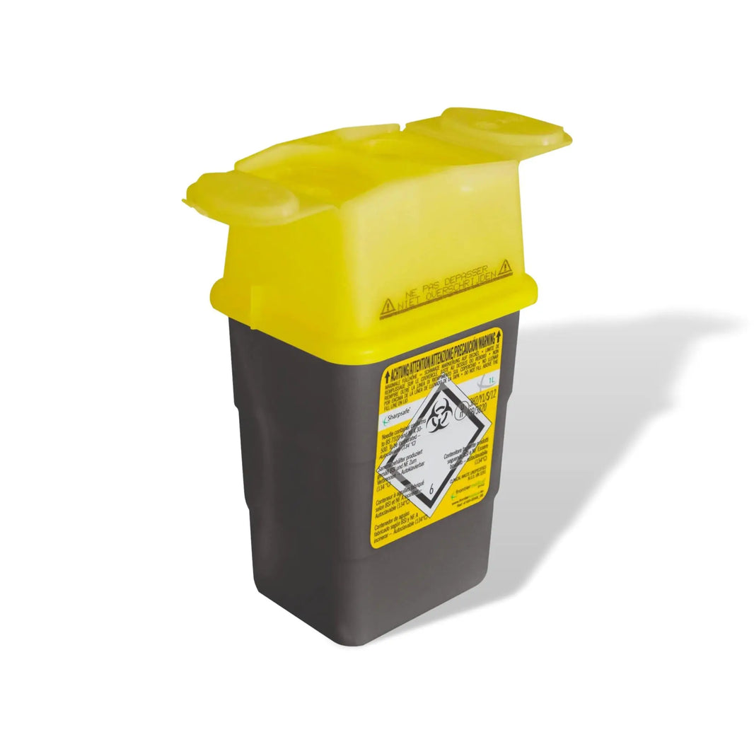 Raccoglitore di rifiuti Sharpsafe - Hospidex - My Podology
