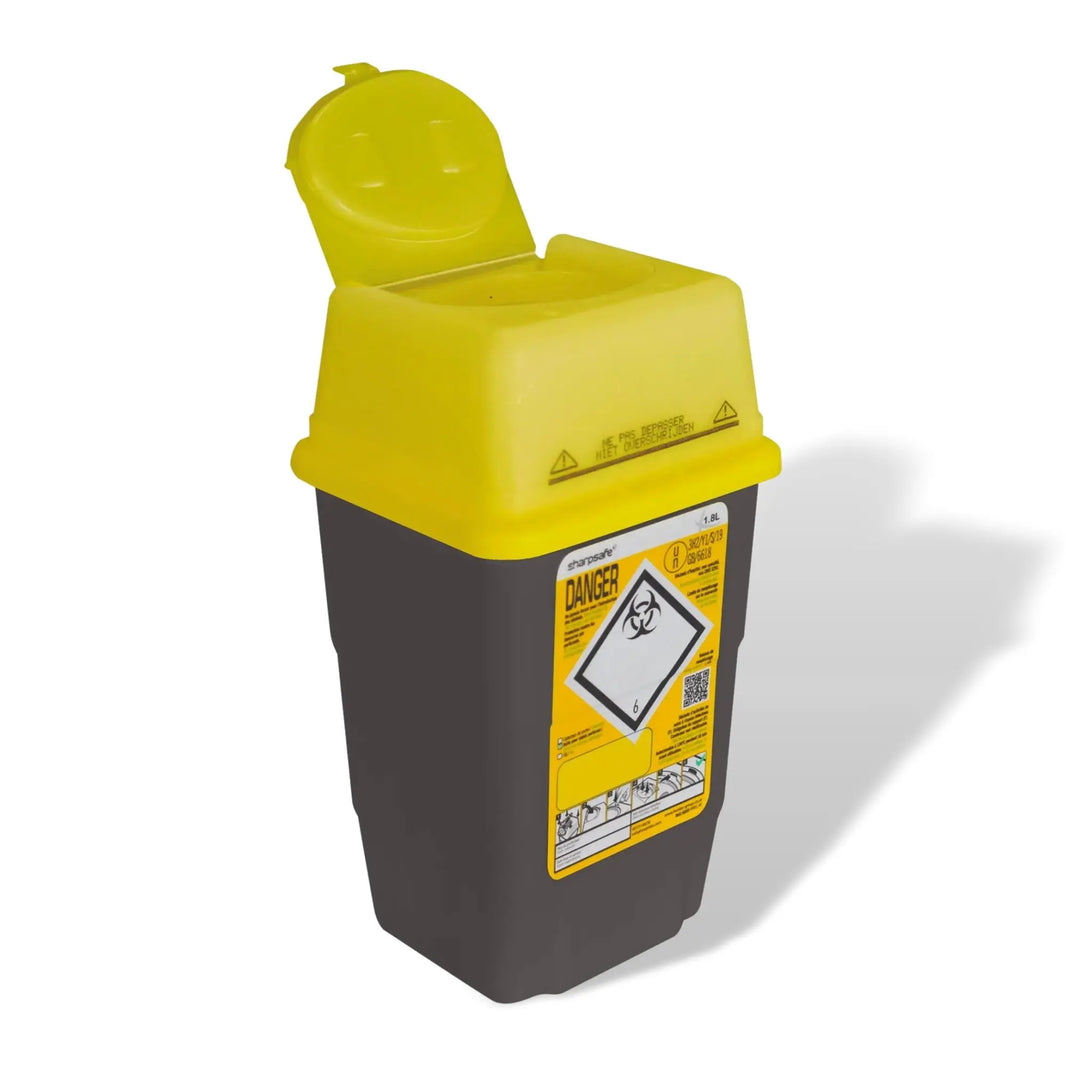 Raccoglitore di rifiuti Sharpsafe - Hospidex - My Podology
