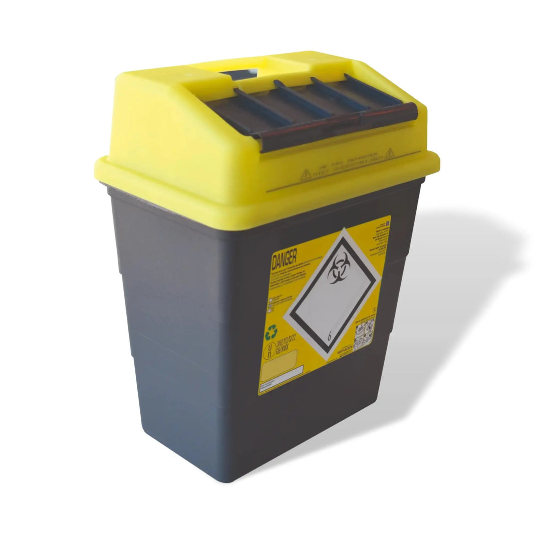 Raccoglitore di rifiuti Sharpsafe - Hospidex - My Podology