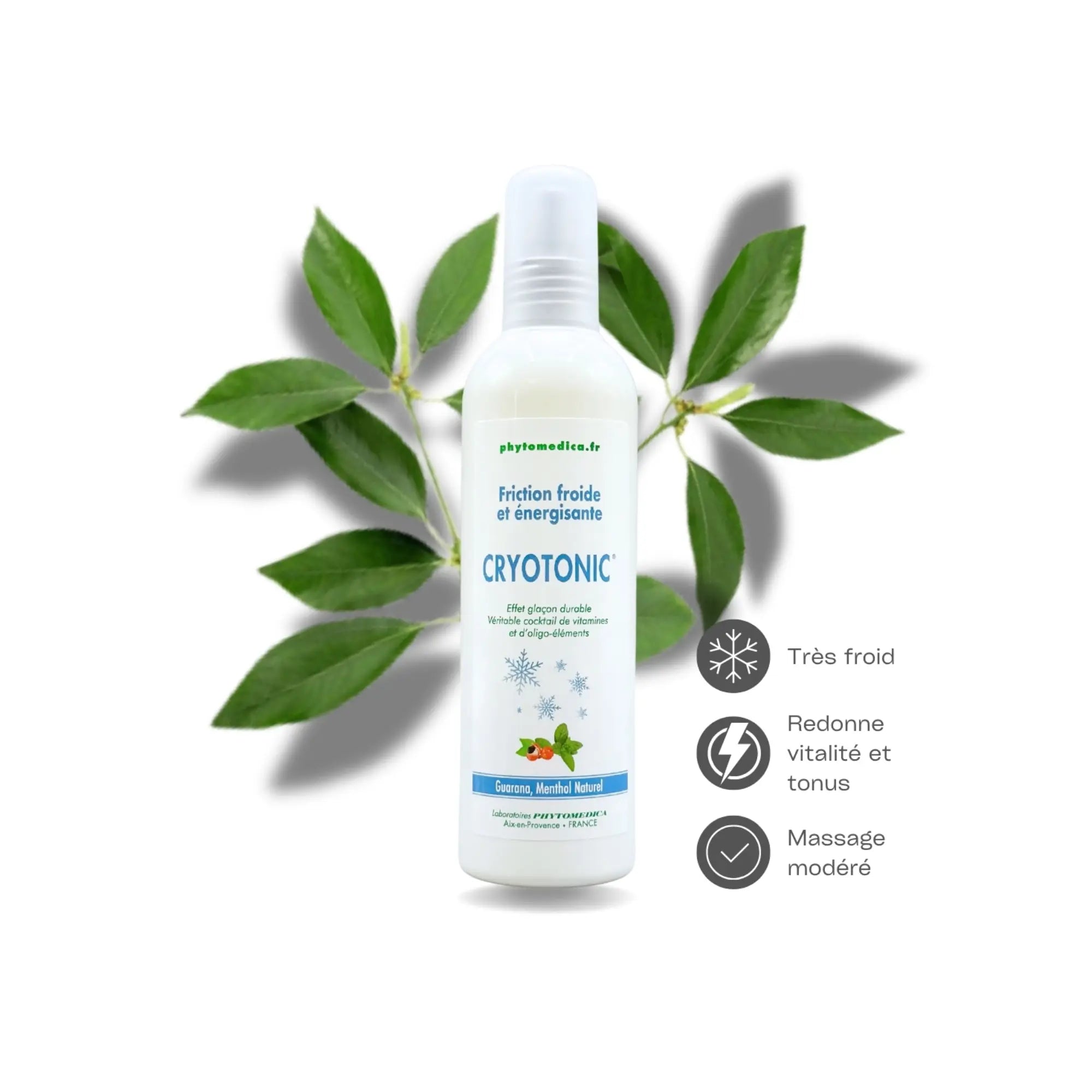 Cryotonic® - Lozione fredda ed energizzante - 250 ml - Phytomeda Laboratoires Phytomedica 
