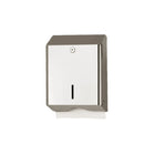Dispenser di carta bicolore in acciaio inox lucido - Ruck