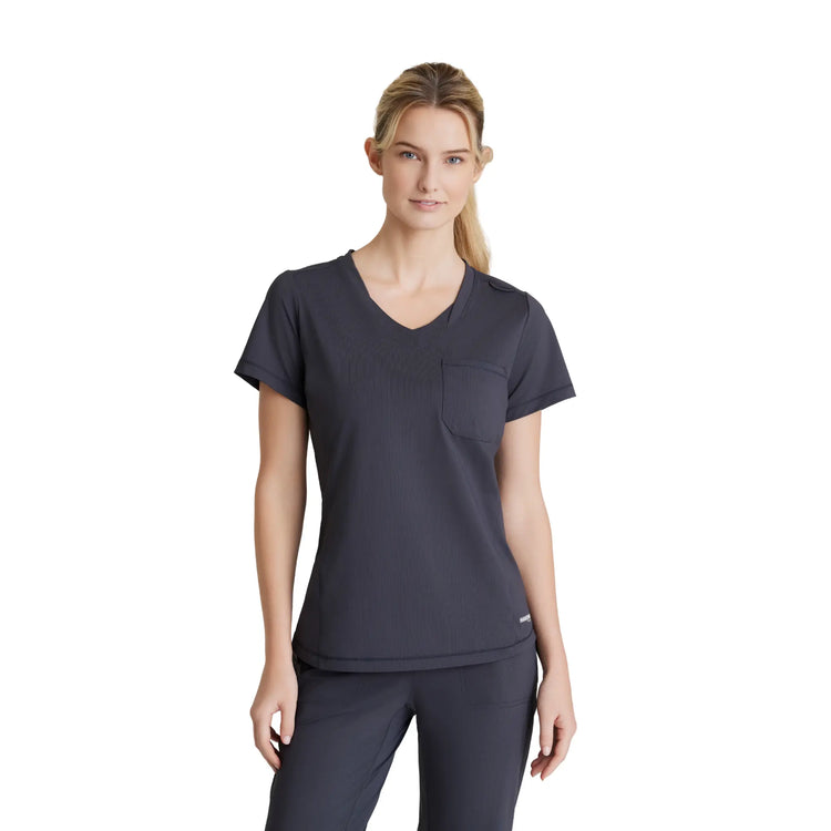 Elyra - Tunique col rond - Femme - Skechers Slip-ins SKECHERS SLIP-INS KNITS  Gris Anthracite / XL