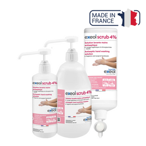 Exeol scrub 4% savon antiseptique - Sodel Exeol 