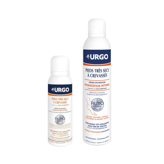 Filmomousse - Hydratation intense pieds très secs à crevassés - 2 contenances - Urgo Urgo 