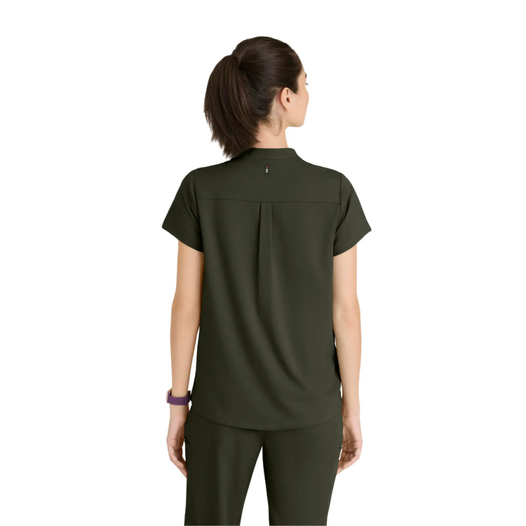 Flora - Tunique col à bande - Femme - Grey’s Anatomy Stretch GREYS ANATOMY STRETCH