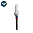 Ceramic burr - Medium cross teeth - Conical shape - 6.5mm