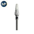 Ceramic burr - Super coarse cross teeth - Conical shape with round tip - 5.5mm