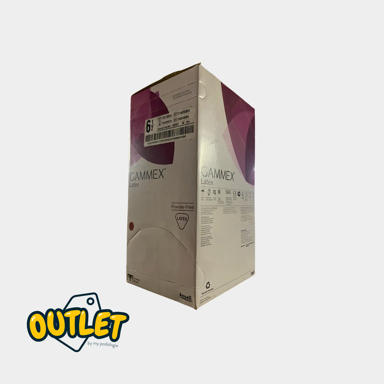Guanti chirurgici in lattice Gammex - Taglia 6 o 6/1/2 - Scatola da 50 paia // Liquidazione 