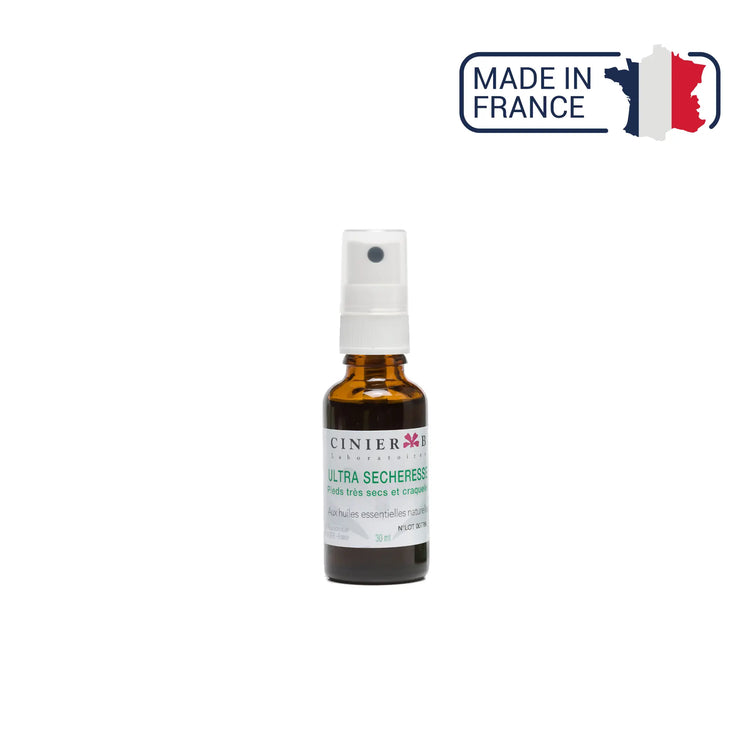 Huile Ultra Sécheresse - Pieds très secs - 2 contenances - Laboratoires Cinier B Laboratoires Cinier B  Spray 30 ml
