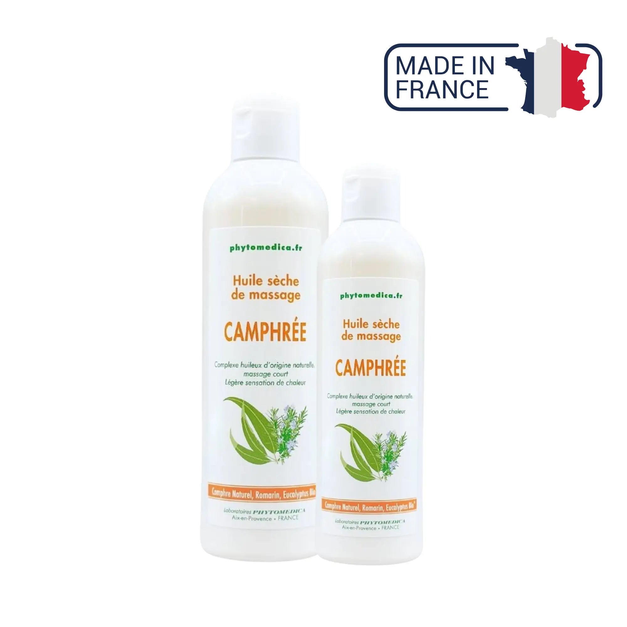 Huile sèche de Massage - Camphrée - deux contenances - Phytomedica Laboratoires Phytomedica 