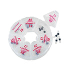 Kit B/S Magnet+ Rondell Profi Tab - Assortimento di 60 linguette - Larghezza 4 mm - B/S-Spange