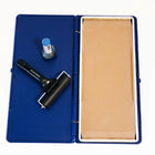 Kit presa impronta - 1 podografo + 1 inchiostro blu + 1 rullo inchiostratore + 50 fogli esame