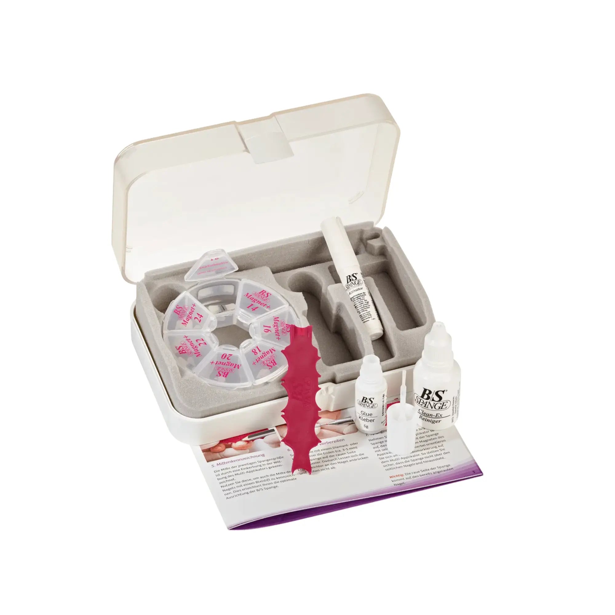 Kit professionnel Orthèses B/S magnet+ Profi Set - 60 languettes - 4 mm - B/S Spange B/S Spange 