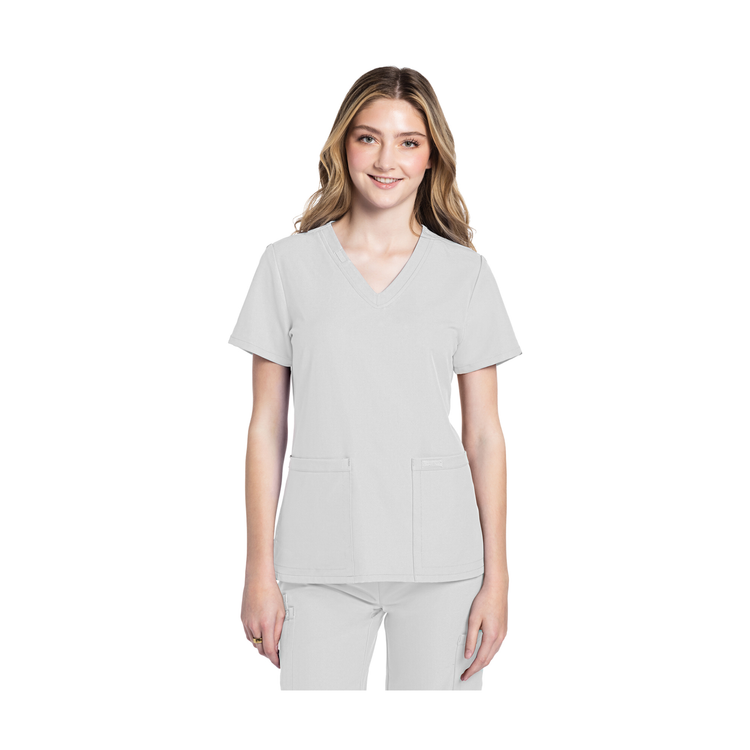 Lacanau - Tunique médicale - Col V  - Manches courtes - Femme - Cherokee Cherokee Authentic Workwear 