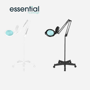 Moonlight 8013/6 LED articulated magnifying lamp with tripod - White or Black - Essential by My Podologie Essential 