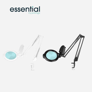 Lampe loupe articulée LED Moonlight 8013/6 pour table - Blanc ou Noir - Essential by My Podologie Activeshop 