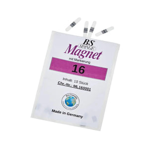 B/S Magnet Tabs - Pack of 10 - Width 3 mm - Multiple Sizes - Ruck B/S Spange 