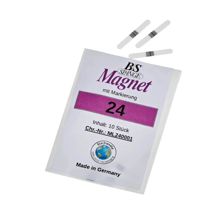 B/S Magnet Tabs - Pack of 10 - Width 3 mm - Multiple Sizes - Ruck B/S Spange 