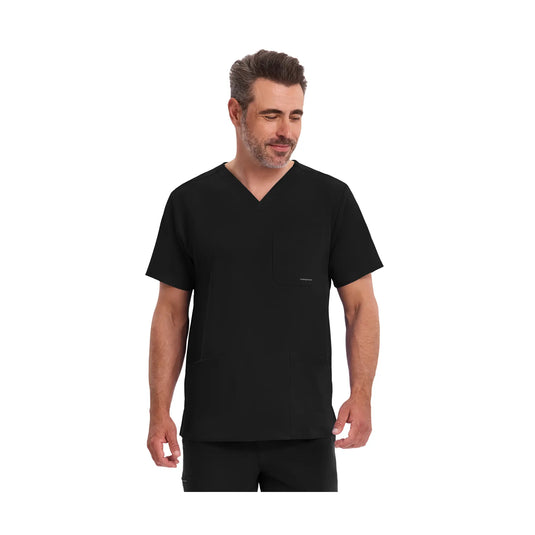 Mathew - Tunica medica - Scollo a V - Uomo - Mani curative Mani curative Nero / 3XL