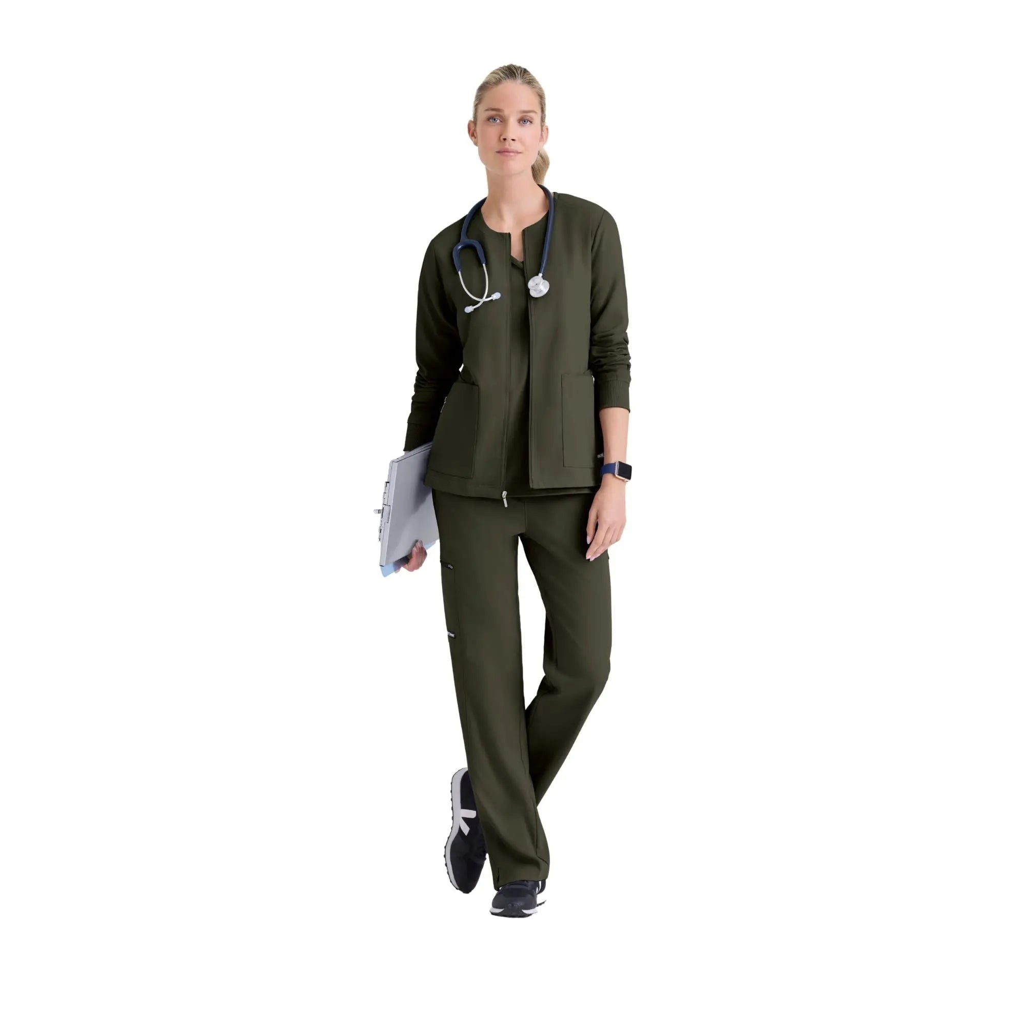 Mila - Giacca medica girocollo - Donna - Grey's Anatomy Stretch Grey's Anatomy 