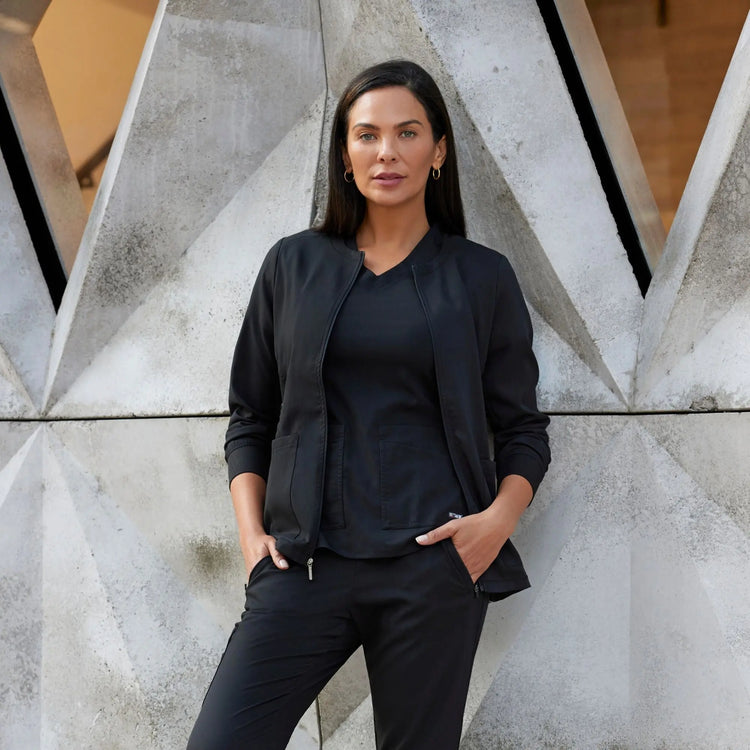 Mila - Giacca medica girocollo - Donna - Grey's Anatomy Stretch Grey's Anatomy 