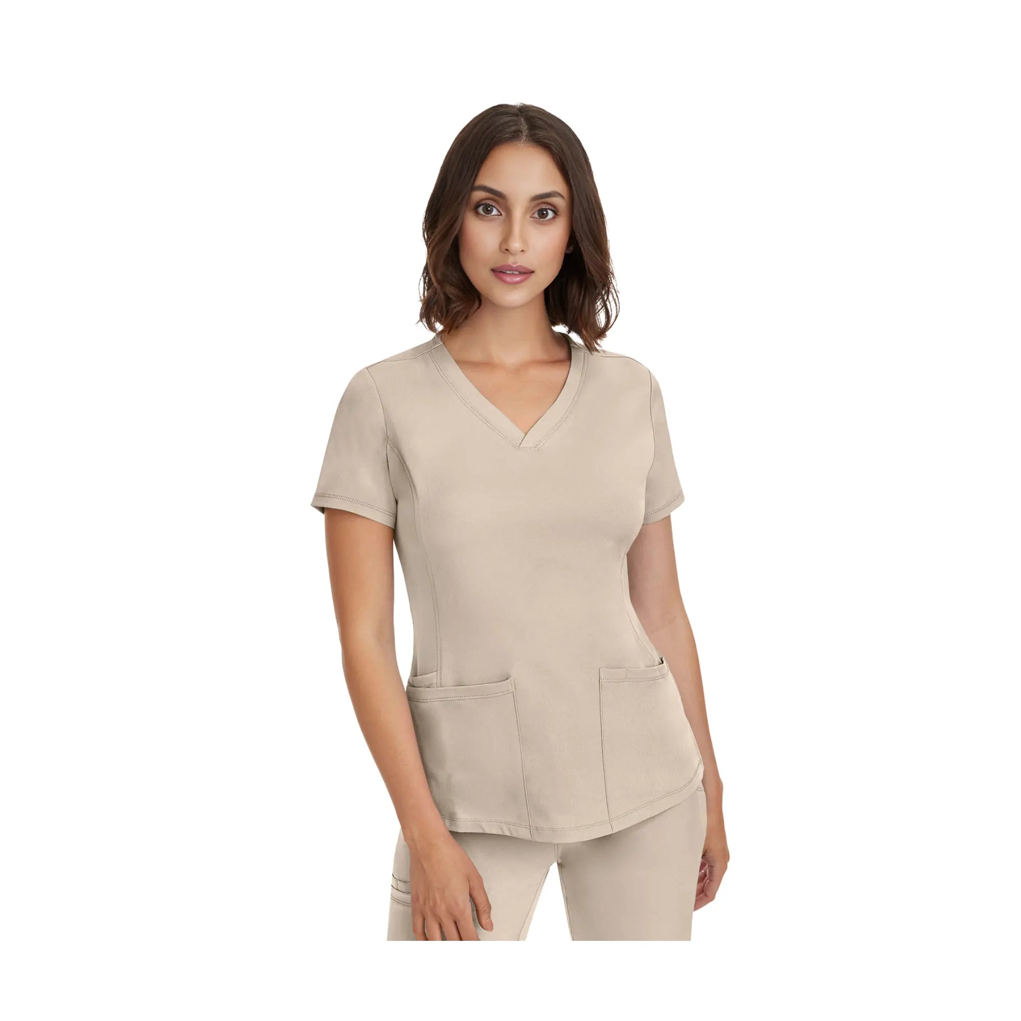 Monique - Tunique médicale - Col V - Femme - Healing Hands - 1 Healing Hands 