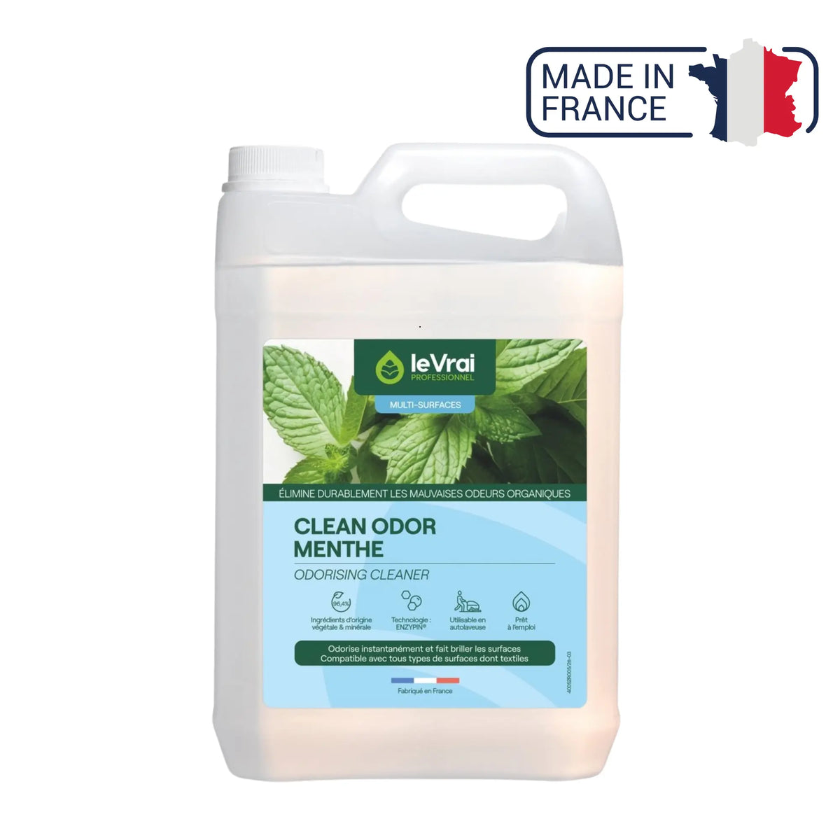 Nettoyant Clean Odor Menthe - Deux contenances disponibles - Le vrai professionnel Le Vrai Professionnel 