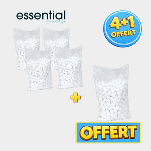 Pack 4+1 sachets de 700 boules de coton hydrophile - Essential by My Podologie Essential 